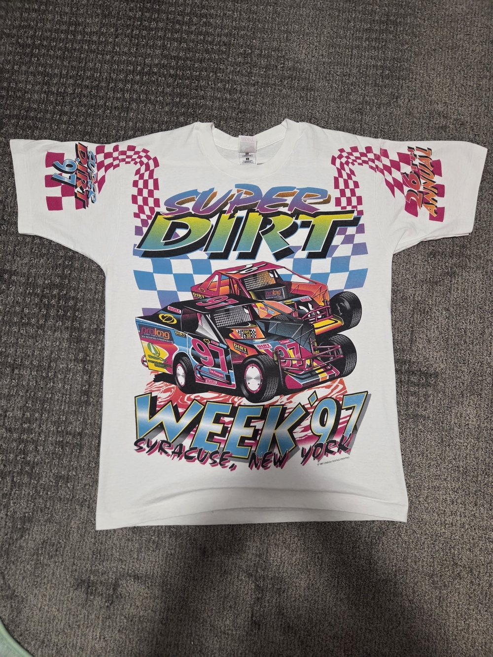 'Super Dirt Week 97' Vintage 1997 Mens Tee Shirt